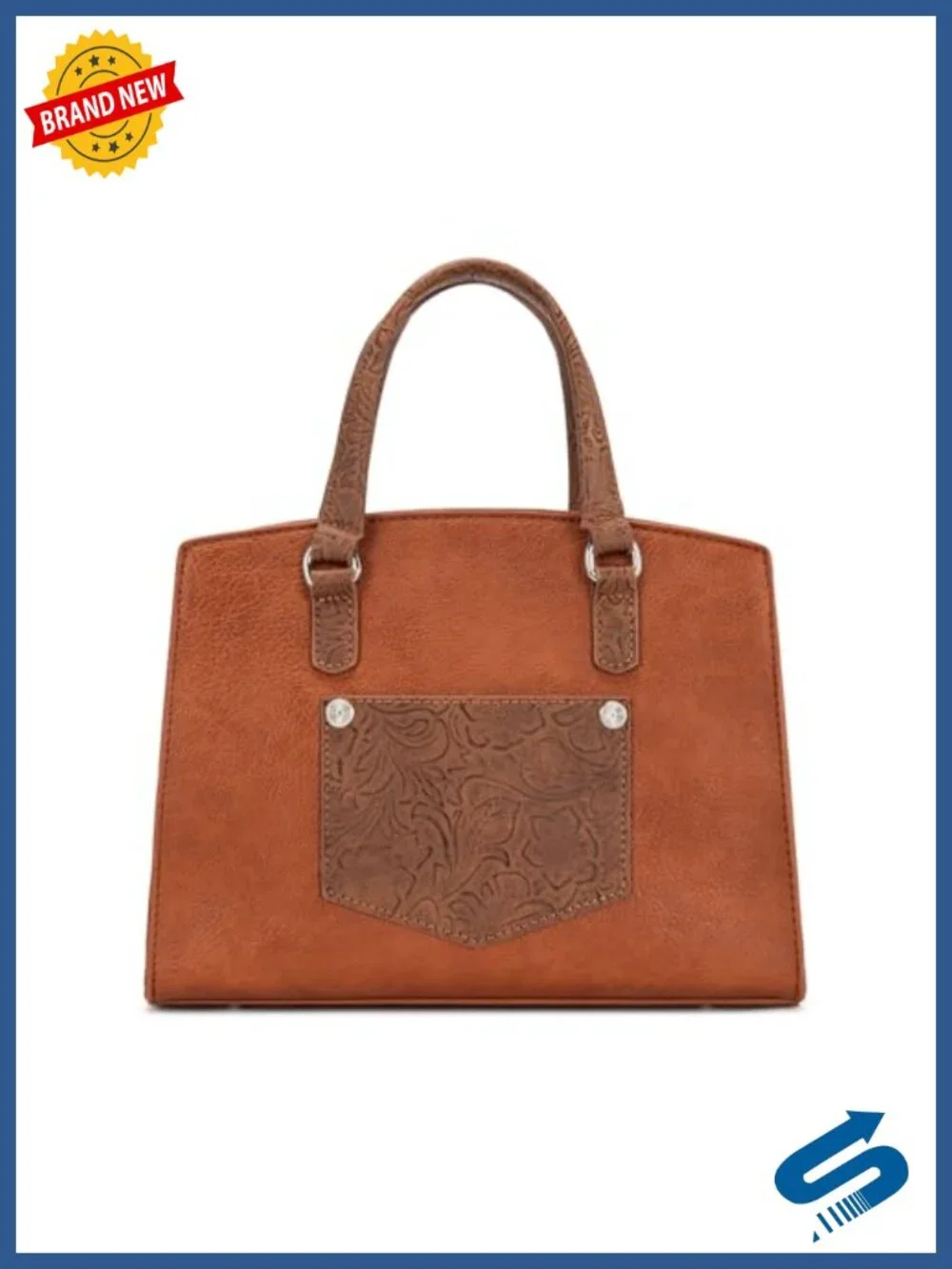 Wrangler Lace Tote Bag for Women, Medium Crossbody Top Handle Handbags Ladies